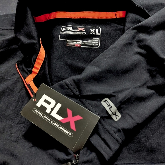 NWT RLX Ralph Lauren Womens 3/4 Hidden Zip Long Sleeve Pullover Top Size XL - Picture 5 of 9